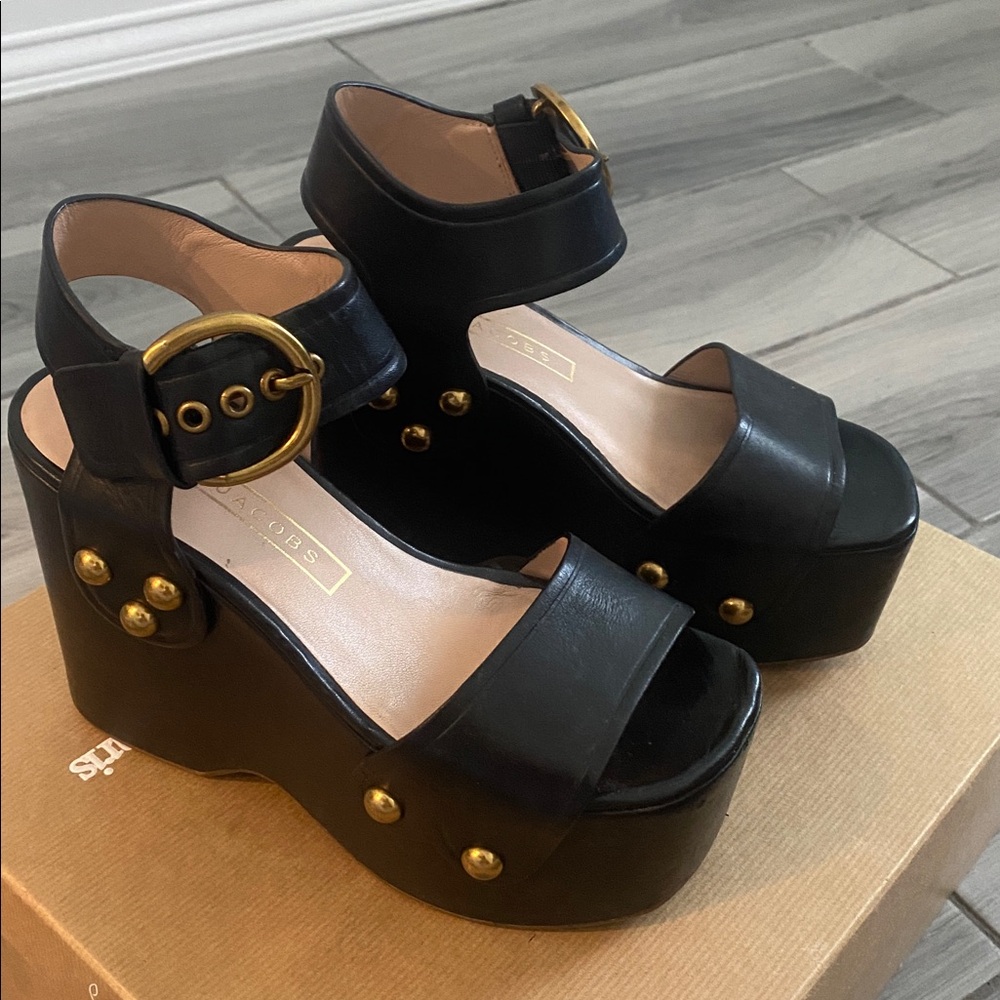 Marc jacobs size 35 1/2 Black Platform